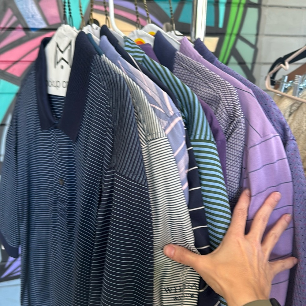 Lot of 10 Various Men’s Golf Shirts Size Large, EUC (one NWT)! Can bundl…